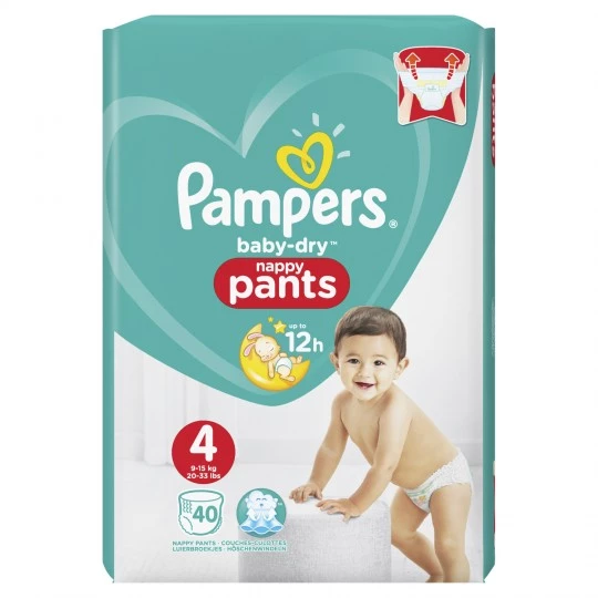 Pampers Babydry Pants T4x40