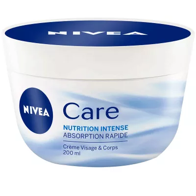 Crème Nourrissante Visage Corps Mains Care 200ml - NIVEA