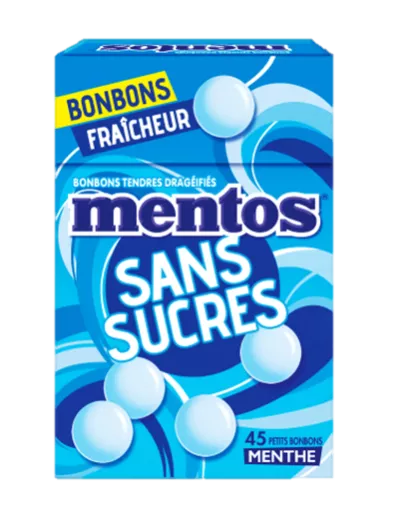 Mint Flavor Sugar-Free Fresh Candies; x45 - MENTOS