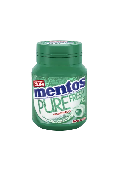口香糖 Pure Fresh Goût Fresh Chloro Sans Sucres X30 - MENTOS