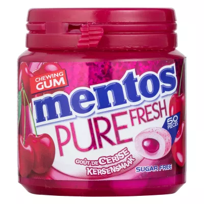 Chewing-gum Pure Fresh Sans Sucres Goût Cerise 100g - Mentos