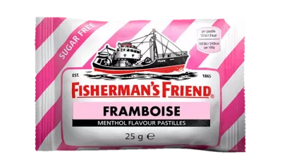 Sachet Fisherman's Friend Parfum Framboise Sans Sucres