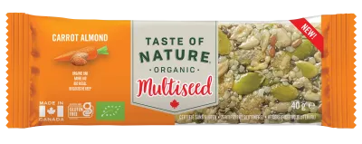 Bio-Karotten-Mandel-Riegel 40g - TASTE OF NATURE