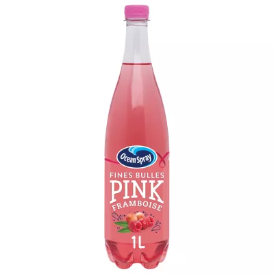 Vinywaji vyema vya Raspberry Bubbles & Verveine 1L - OCEAN SPRAY