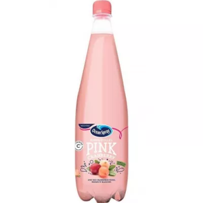 Fine Drink Pink Cranberry 1L Bubbles - Ocean Spray
