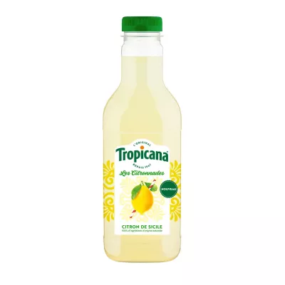 Boisson Citronnade Citron de Sicile Frais 90cl - TROPICANA