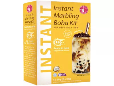 Kit Marbeling Boba Cassonade 60gx4 - O's Bubble