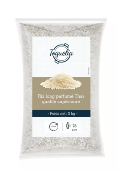 Riz  Long Thai Parfume Sac 5kg - Toquelia