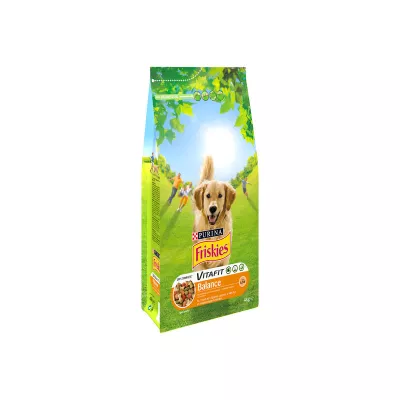 Friskies Hundefutter mit Huhn und Gemüse, 4 kg - PURINA
