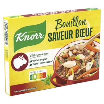 15 Tab 150g Bouill Boeuf Knorr
