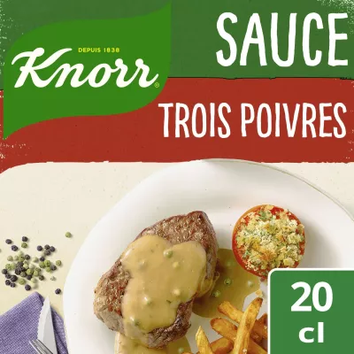 Sauce Déshydratée 3 Poivres 32g - KNORR