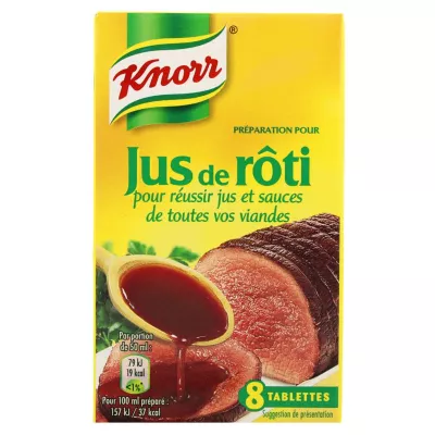 Préparation pour jus de rôti x8 - KNORR