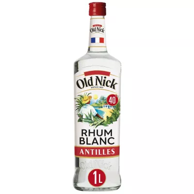 Traditional White Rum kutoka West Indies 1L - OLD NICK