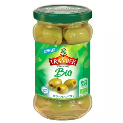 Olive verdi da spalmato biologico 130G - TRAMIER