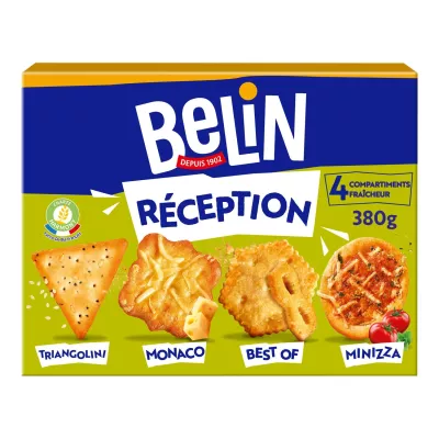 Bánh quy khai vị Bánh quy tiếp tân các loại 380g - Belin