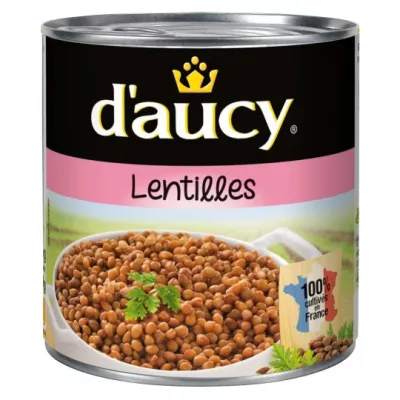 Lentilles Préparées; 265g - D' AUCY