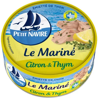 Migas de atún de limón y tomillo 110G -  Petit Navire