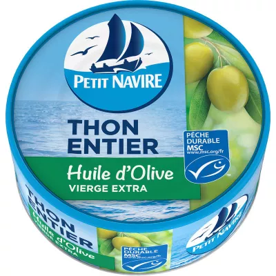 Tuna ya mafuta ya mizeituni, 112g - PETIT NAVIRE