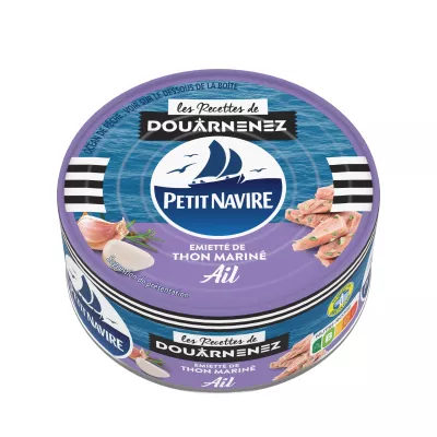 Thon Mariné Ail,  110g - PETIT NAVIRE