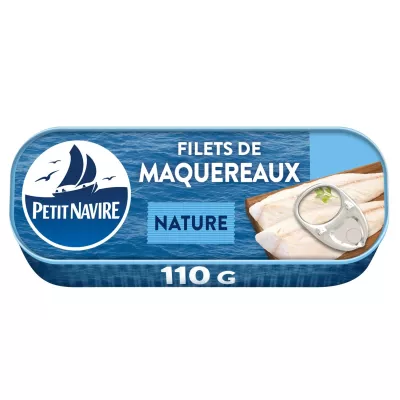 Филе скумбрии натуральное 110г - Petit Navire