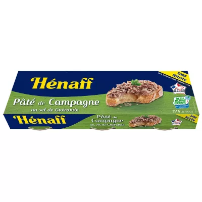 Pâté de campagne 3x78g - HENAFF