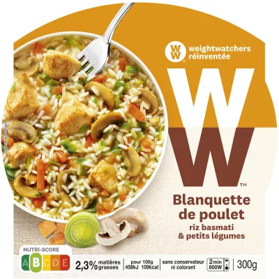 Ready Meal Blanquette Chicken/Rice/Vegetables, 300g - WEIGHT WATCHERS