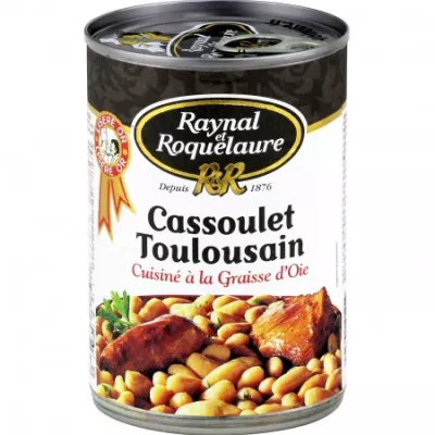 Toulouse Cassoulet Cooked with Goose Fat, 420g - RAYNAL ET ROQUELAURE