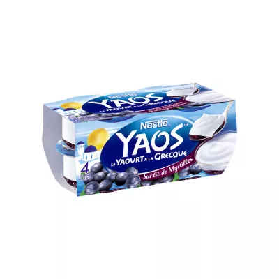 Yogur Griego sobre Cama de Arándanos 4x125g - NestlÉ