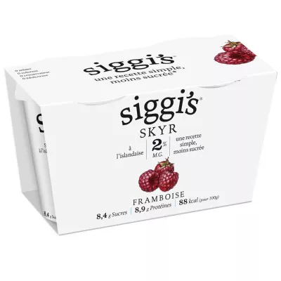سكير توت العليق 2x140 جم - Siggi's