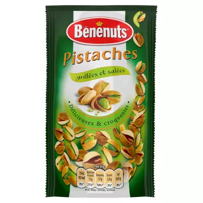 ロースト＆塩漬けピスタチオ、125g - BENENUTS
