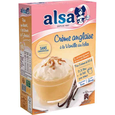 Chuẩn bị món tráng miệng sữa trứng vani 300g - ALSA