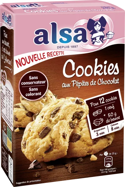 Hỗn Hợp Bánh Quy Chocolate Chip 240g - ALSA