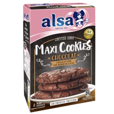 Préparation Maxi Cookie Chocolat 350g - ALSA
