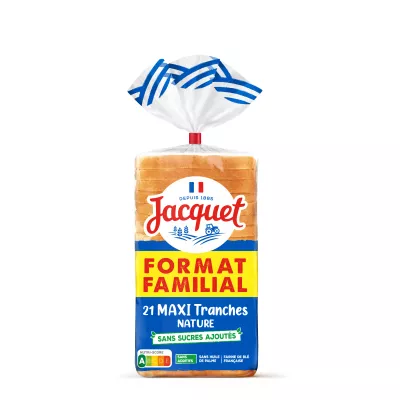 Mkate wa gunia bila sukari iliyoongezwa, 825g - JACQUET