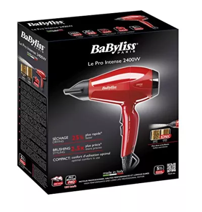 Sèche cheveux Pro rouge 6615E - BaByliss Paris