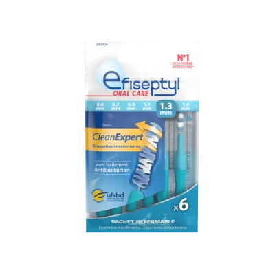 Brossettes interdentaires clean expert - EFISEPTYL