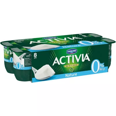 Yaourt nature Activia 0% 8x125g - DANONE