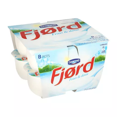 Yaourt nature Fjord au Lait Frais et doux 8x125g - DANONE