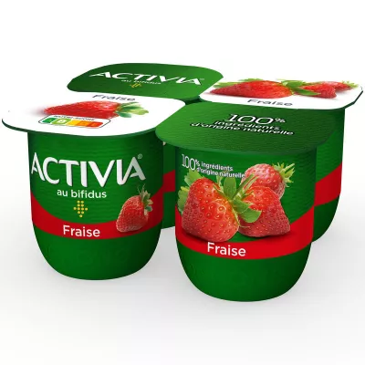 4 Erdbeer-Bifidus-Joghurt - Activia