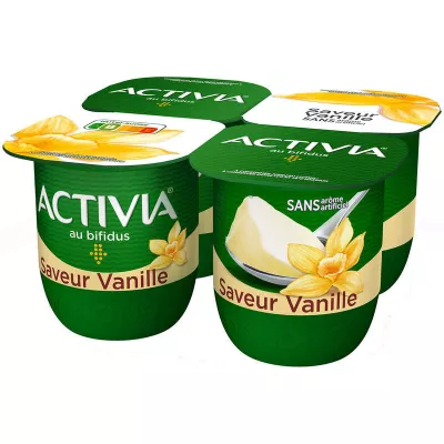 4 Yaourt Vanille Bifidus - Activia