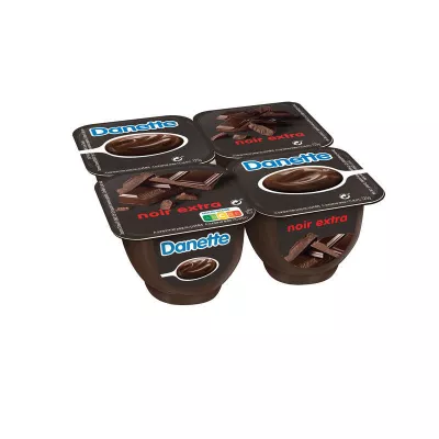 Danette Extra Noir 4x125g