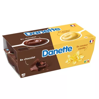 Danette Chocolat Vanille 16x11