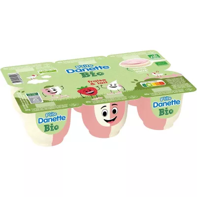 Ptite Danet.bio Frais.lait 6x6
