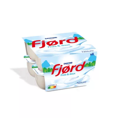 Iogurte Queijo Branco Simples 8x125g - Fjord