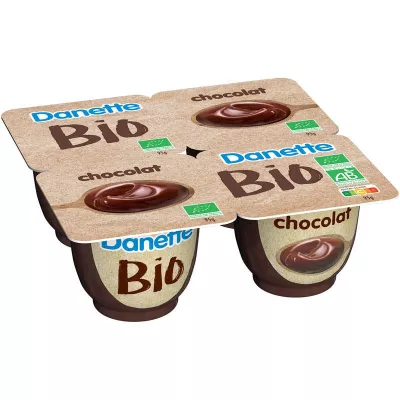 Danette Chocolat Bio 4x95g