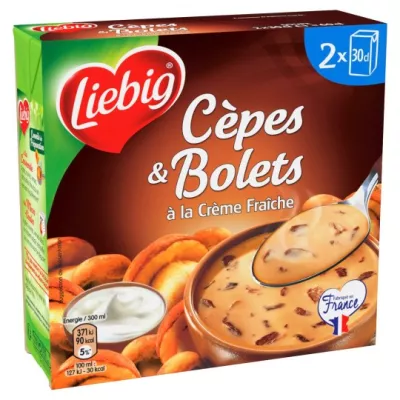 Soupe cèpes et bolets 2x30cl - LIEBIG