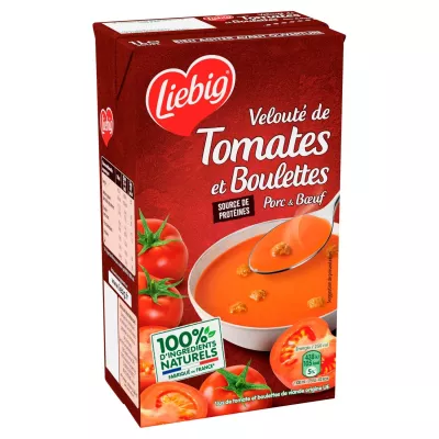 Tomate y carne de cerdo y carne aterciopelada 1L - Liebig