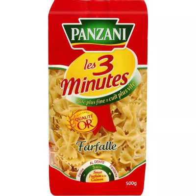 معكرونة فارفالي سريعة الطبخ 500 جرام - PANZANI
