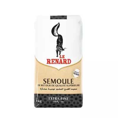 Sêmola de Trigo Extra Fina 1kg - LE RENARD
