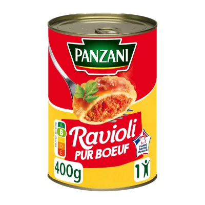 Plat cuisiné ravioli pur bœuf 400g - PANZANI